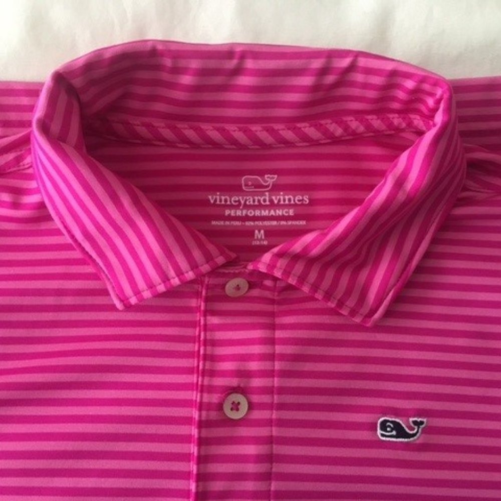 Vineyard Vines Boys Performance Polo (M, 10-12)